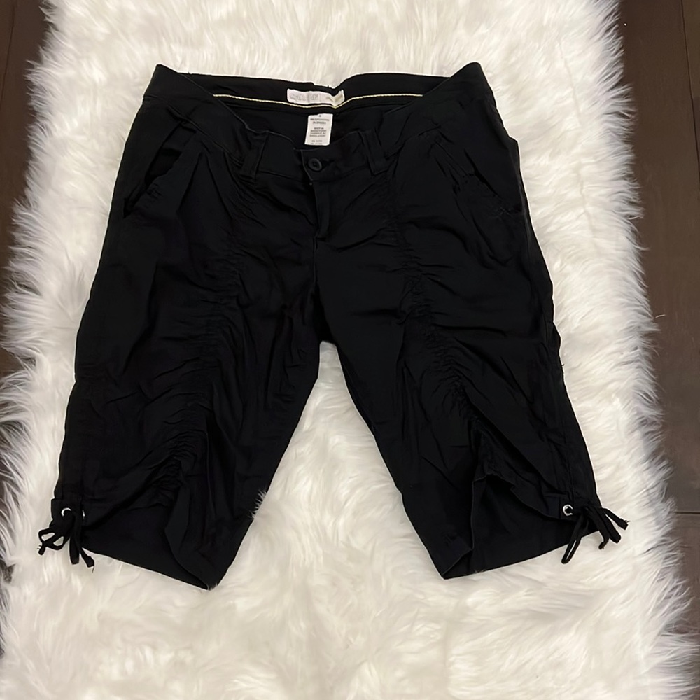 Garage slim short in black size 9